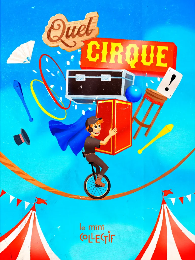 affiche du spectacle cirque pour enfant